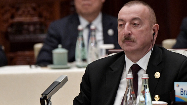 Le président de l'Azerbaïdjan, Ilham Aliyev. Crédit photo: Alexey NIKOLSKY / Sputnik / AFP