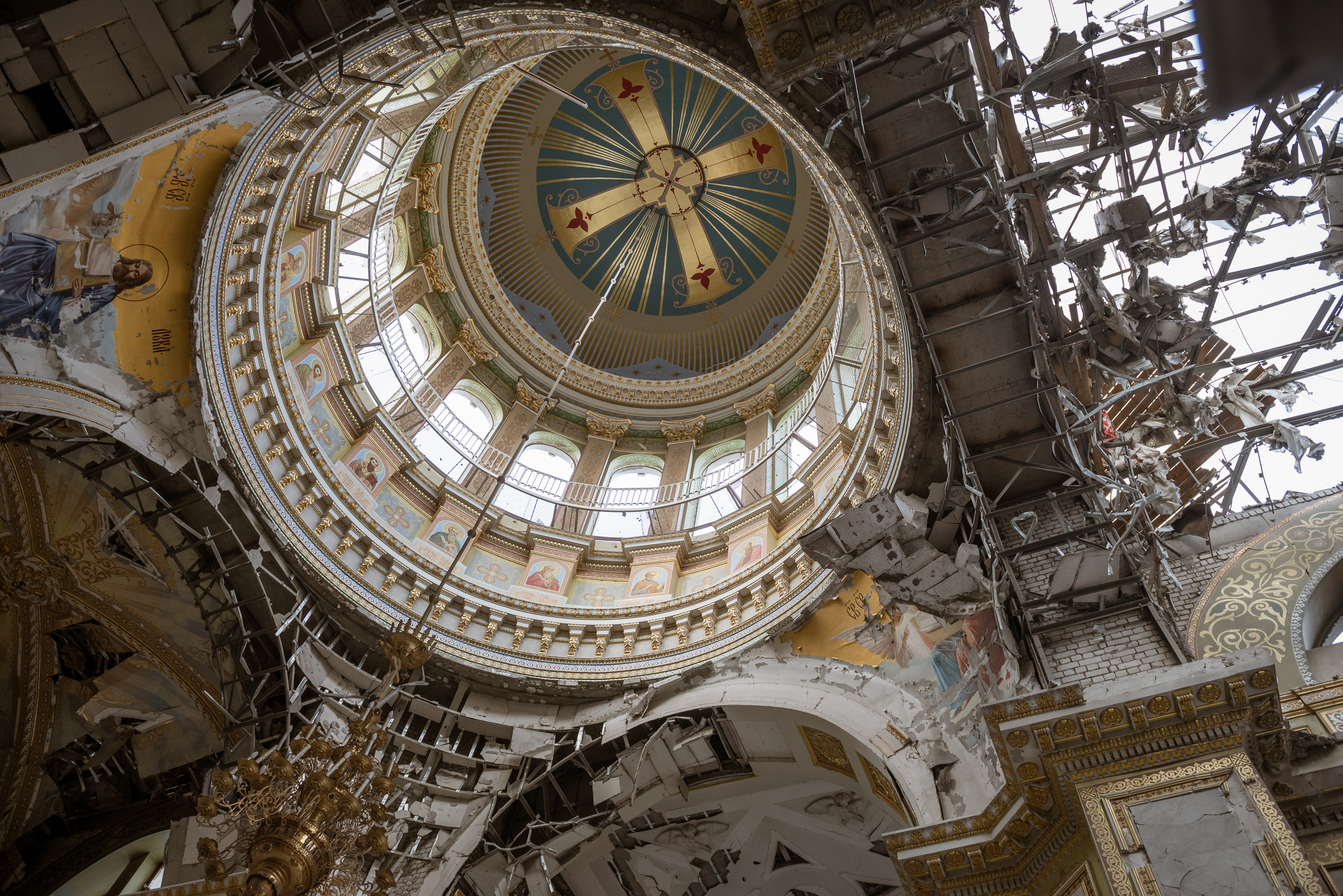 Russian missile strike damages historic cathedral in Ukraine's Odesa