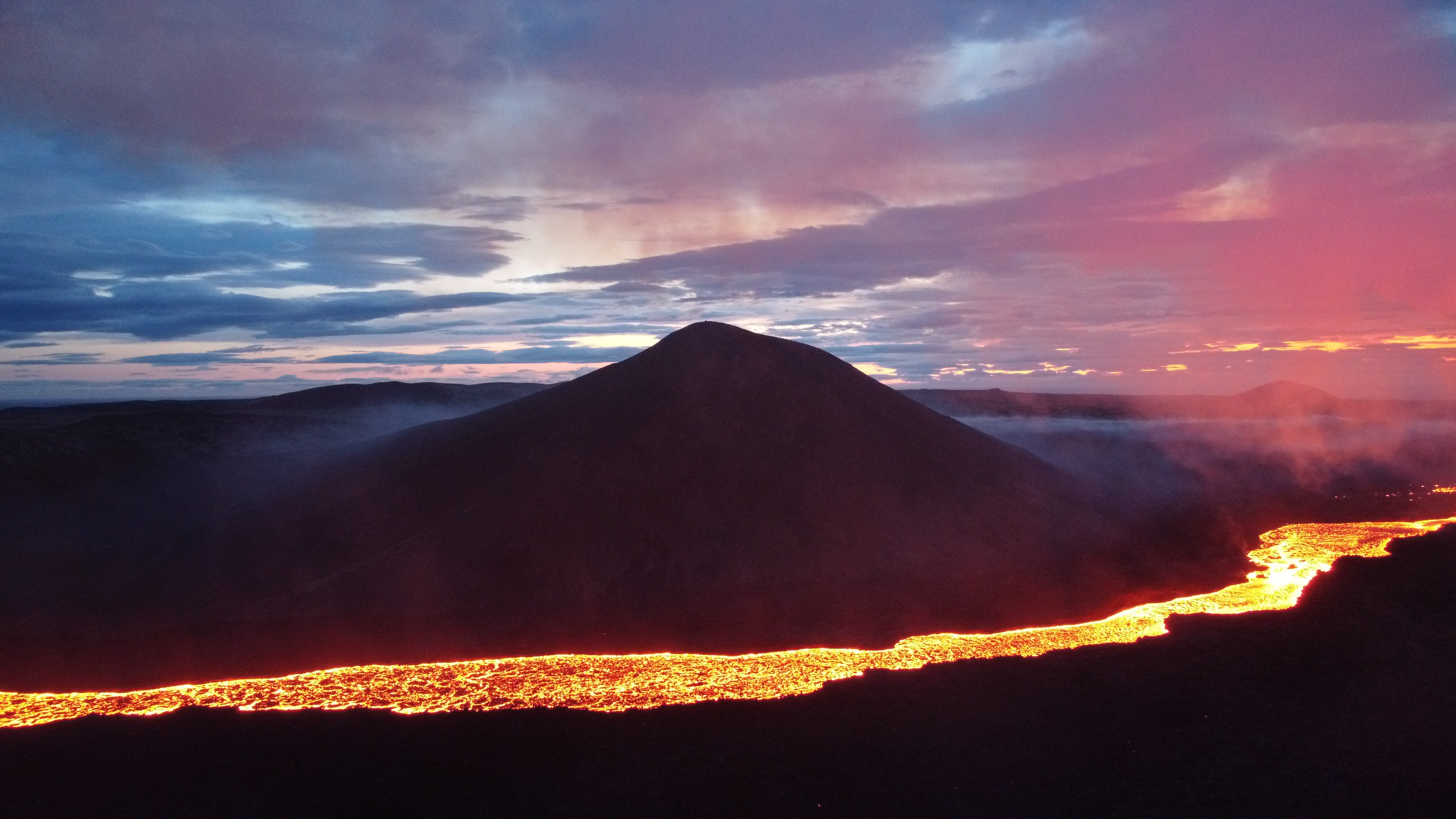Mount Fagradalsfjall volcano erupts in Iceland
