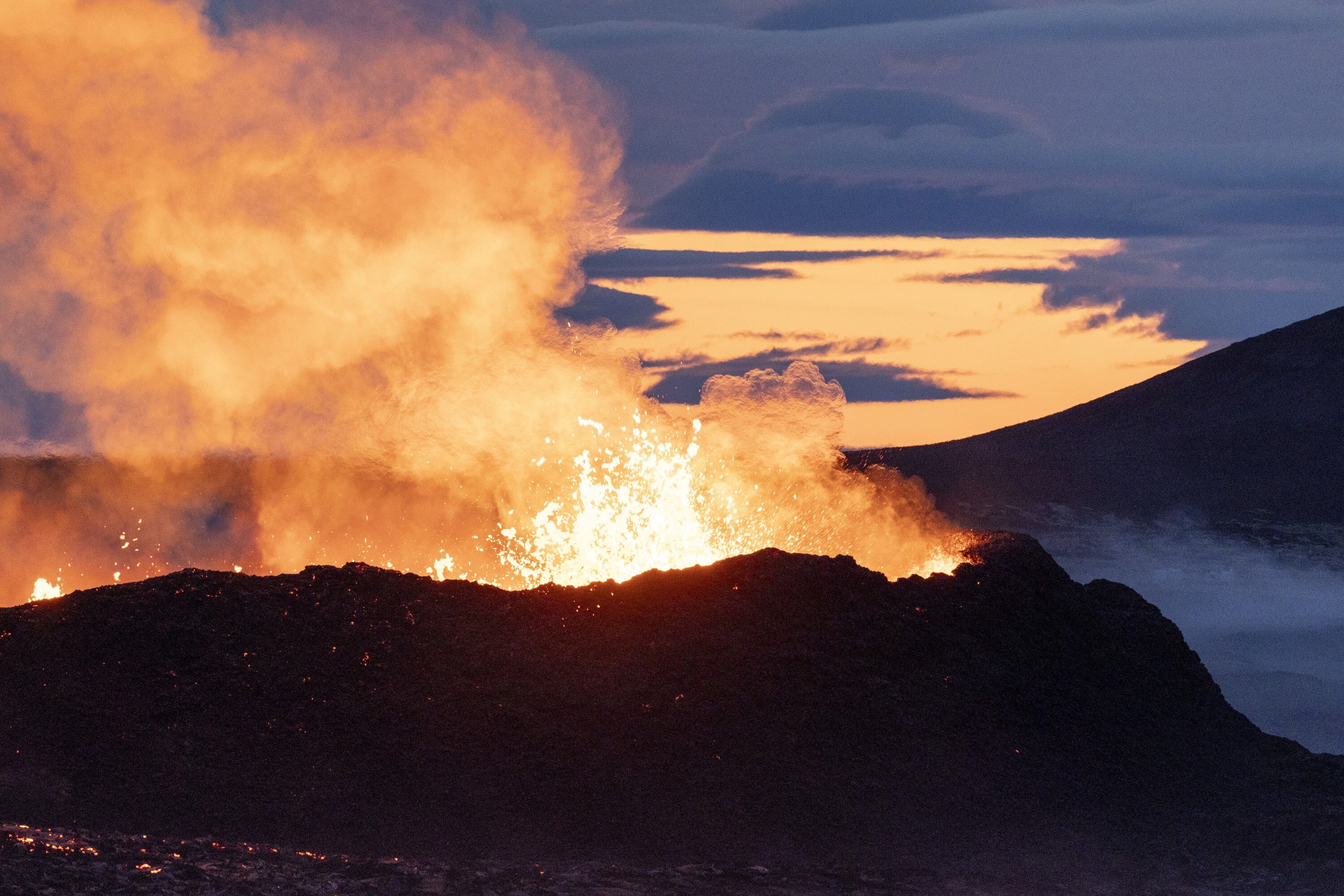 Mount Fagradalsfjall volcano erupts in Iceland