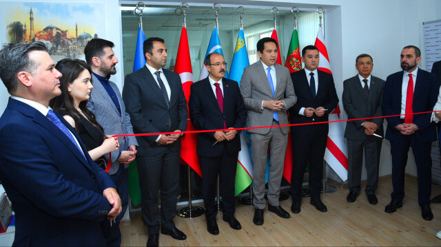 Yeni Şafak in Russian and Turkic World headquarters inauguration ceremony in Baku, Azerbaijan