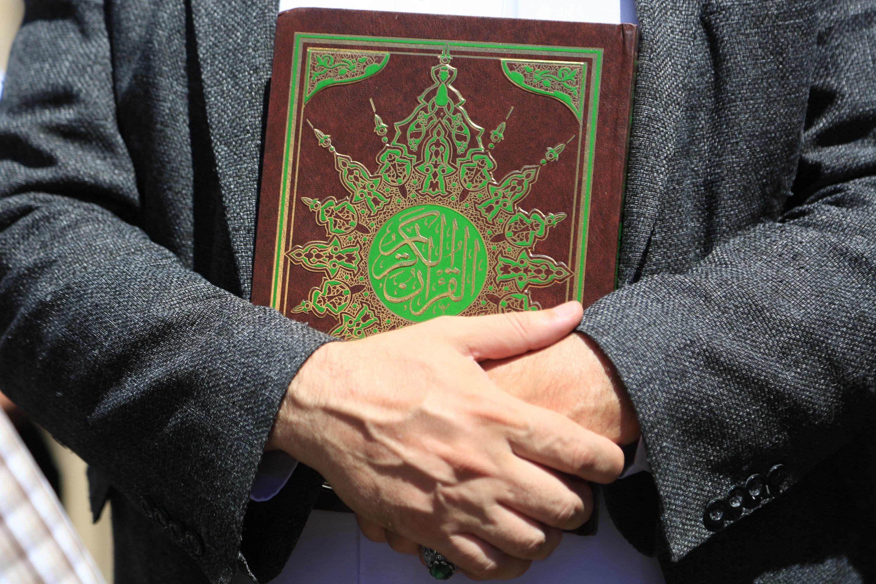 Muslims in Jerusalem protest the burning of Quran in Sweden