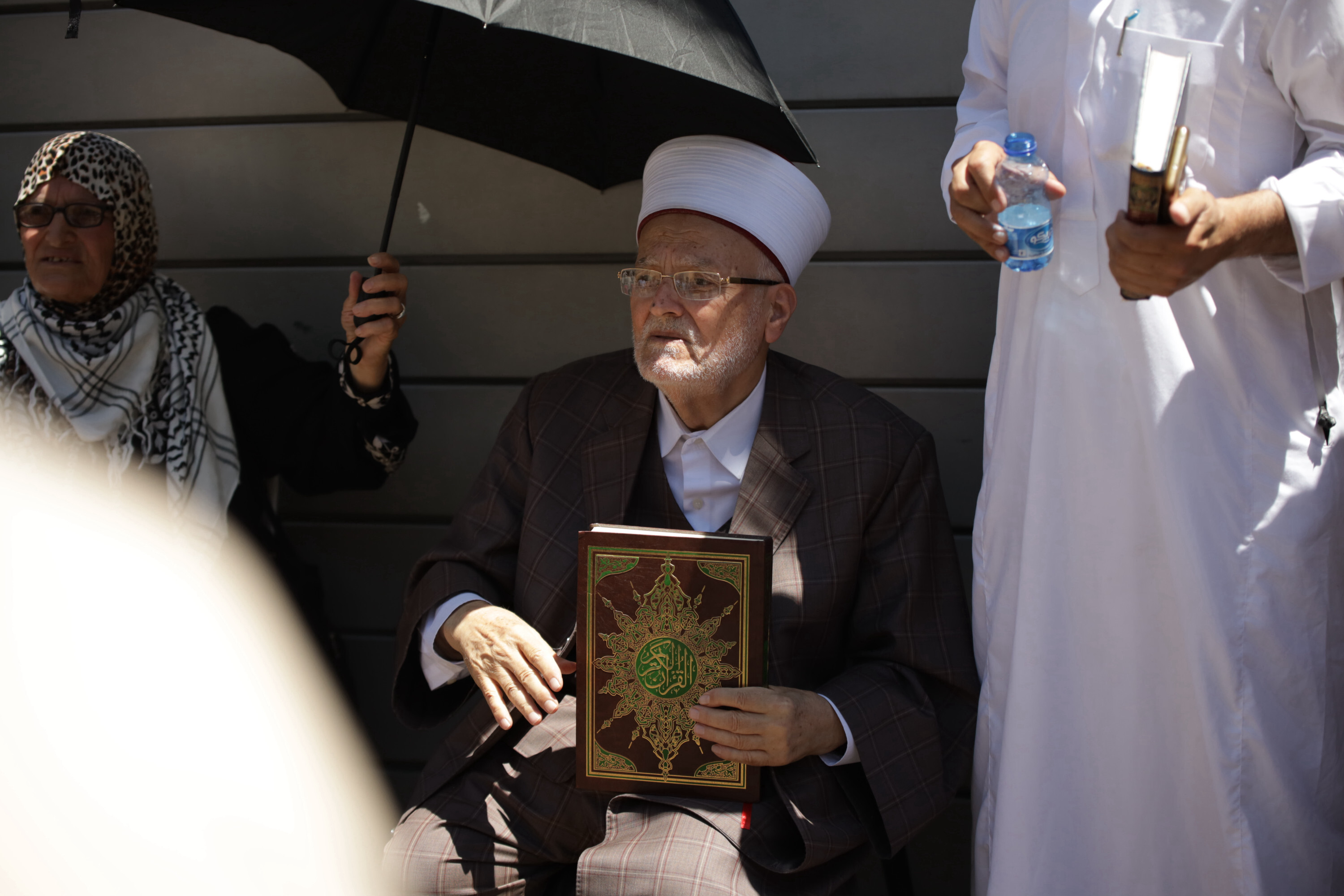 Muslims in Jerusalem protest the burning of Quran in Sweden