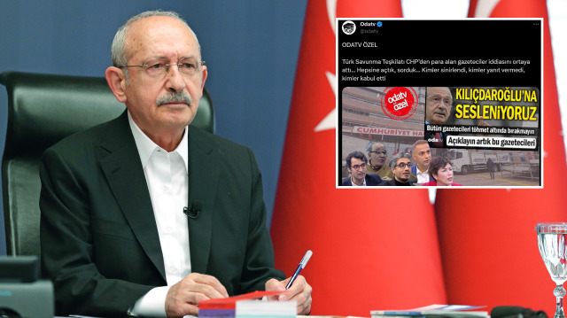 Kemal Kılıçdaroğlu, kendisini hedef alan Odatv'nin İmamoğlu tarafından fonlandığını ima etti.