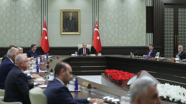 La réunion du conseil des ministres au complexe présidentiel à Ankara. Crédit photo: AA