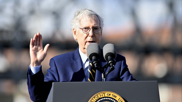 US Senate Minority Leader Mitch McConnell 