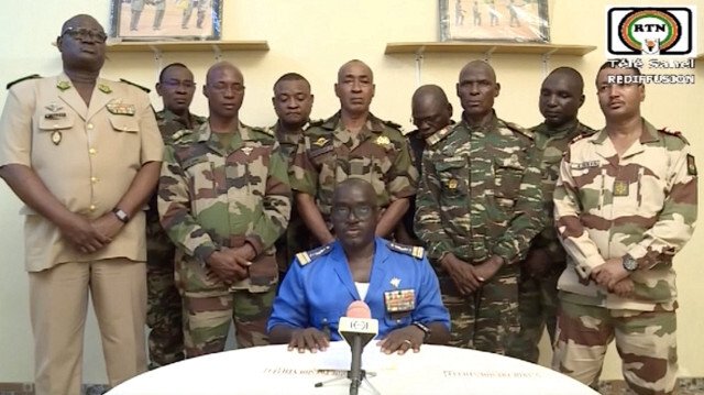 Les membres du Conseil national pour la sauvegarde de la patrie (CLSP). Crédit photo: Office de radiodiffusion télévision du Niger/ORTN