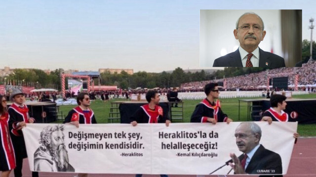 ODTÜ'lüler, önceki gün gerçekleşen mezuniyet töreninde Kılıçdaroğlu'na göndermede bulundu.