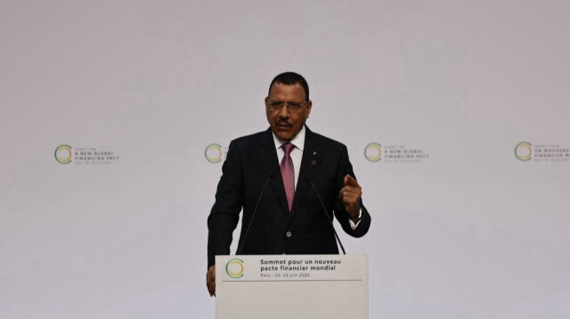 Le Président nigérien, Mohamed Bazoum. Crédit Photo: Ludovic MARIN / POOL / AFP