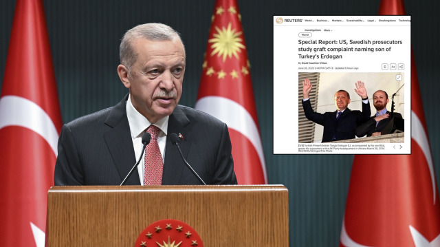 Reuters haber ajansı, Cumhurbaşkanı Erdoğan ve ailesi hakkında yalan habere imza atmıştı.
