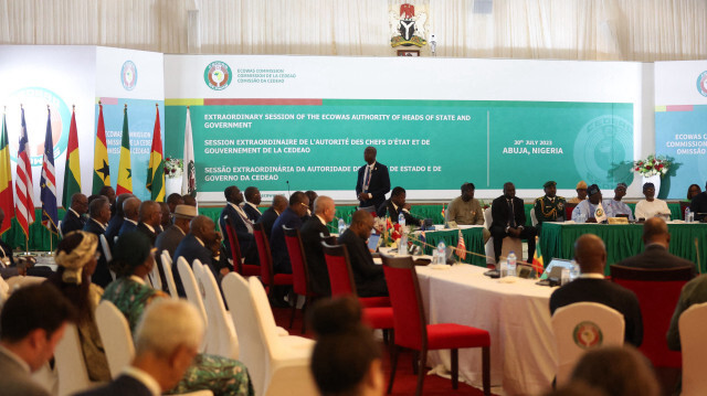 Le sommet du CEDEAO au Nigeria, le 30 juillet 2023. Crédit Photo: Kola SULAIMON / AFP

