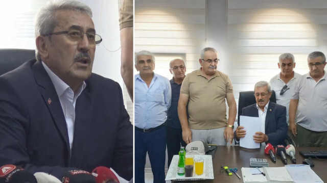 Kayseri'de CHP’li 9 belediye meclis üyesi partilerinden istifa ettiklerini açıkladı.