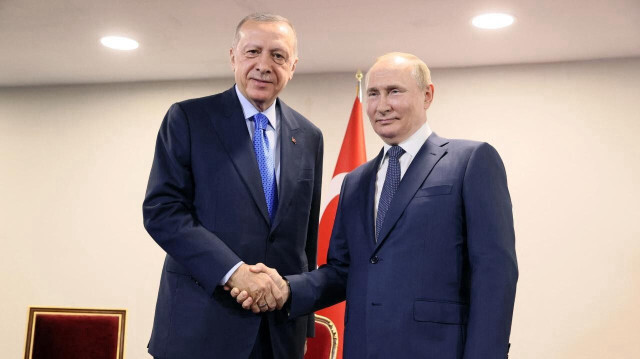 Cumhurbaşkanı Recep Tayyip Erdoğan ile Rusya Devlet Başkanı Vladimir Putin