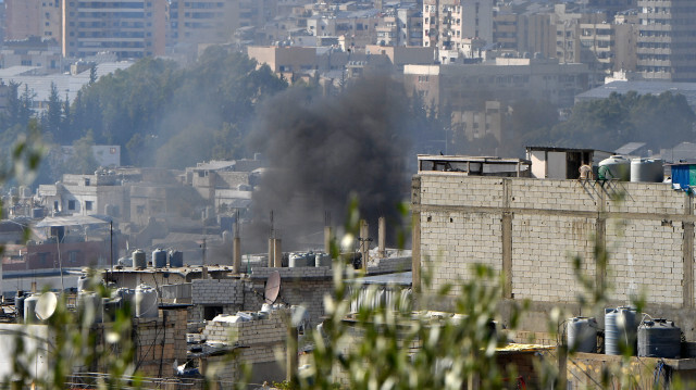 Des affrontements secouent, depuis samedi, le camp de réfugiés palestiniens d'Ain al-Hilweh, dans la ville de Sidon, au sud du Liban. Crédit photo: AGENCE ANADOLU