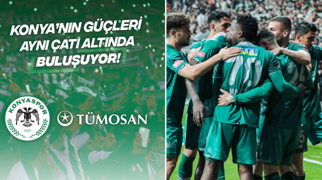 Konyaspor'un yeni sponsoru TÜMOSAN oldu.