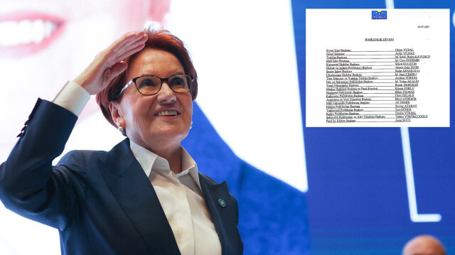 İYİ Parti Genel Başkanı Meral Akşener Başkanlık Divanı'nı belirledi.