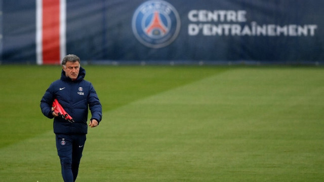 L'ancien entraîneur du Paris Saint-Germain, Christophe Galtier. Crédit photo: FRANCK FIFE / AFP
