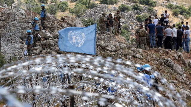 Des soldats de la Force intérimaire des Nations Unies au Liban (FINUL). Crédit photo: MAHMOUD ZAYYAT / AFP