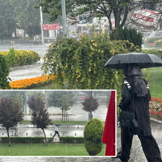 Meteoroloji uyarmıştı: Beklenen yağış Düzce'de başladı