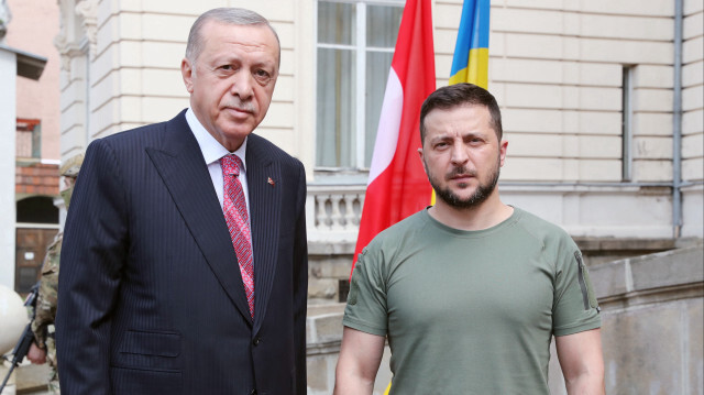 Cumhurbaşkanı Erdoğan ve Ukrayna Devlet Başkanı Zelenskiy