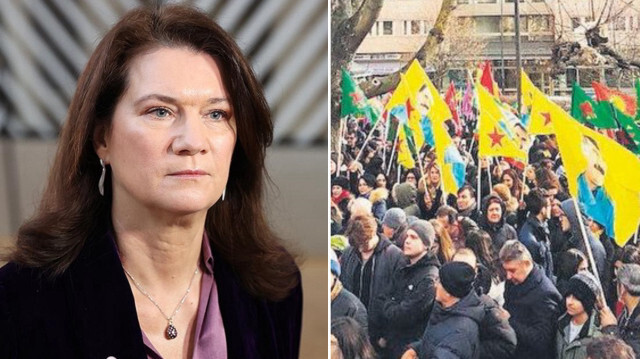 İsveç'in eski Dışişleri Bakanı Ann Linde, ülkesinin terör örgütü PKK/YPG'ye finansal destekte bulunduğunu doğruladı. 