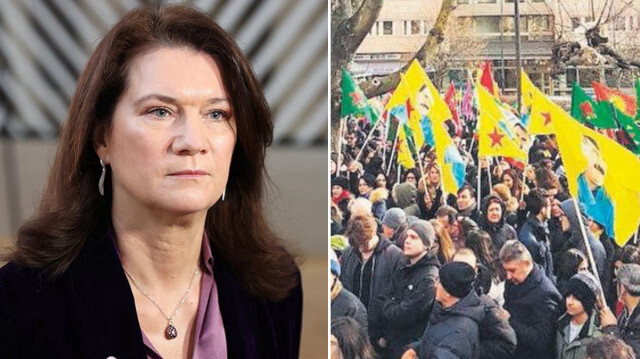 İsveç'in eski Dışişleri Bakanı Ann Linde, ülkesinin terör örgütü PKK/YPG'ye finansal destekte bulunduğunu doğruladı.