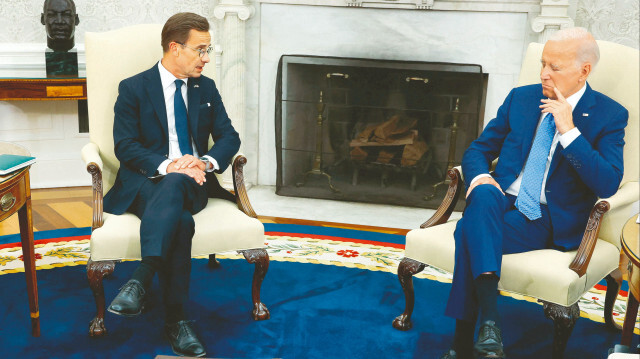 ABD Başkanı Joe Biden geçen çarşamba günü İsveç Başbakanı Ulf Kristersson’u Beyaz Saray’da konuk etti.