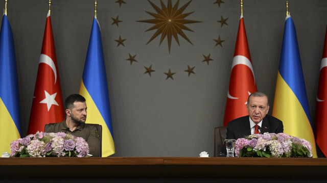Ukrayna Devlet Başkanı Volodimir Zelenskiy - Cumhurbaşkanı Recep Tayyip Erdoğan