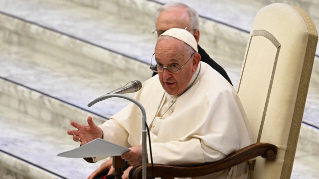 Le Pape François au Vatican. Crédit Photo: Filippo MONTEFORTE / AFP

