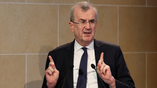 Le gouverneur de la Banque de France, François Villeroy de Galhau. Crédit Photo: Kevin Dietsch / GETTY IMAGES NORTH AMERICA / Getty Images via AFP

