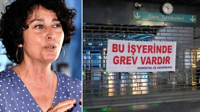Tunç Soyer'in eşi Neptün Soyer, metro ve tramvay çalışanının başlattığı greve ilişkin yaptığı paylaşımda 'çalışanlarımız' ifadesini kullandı. 