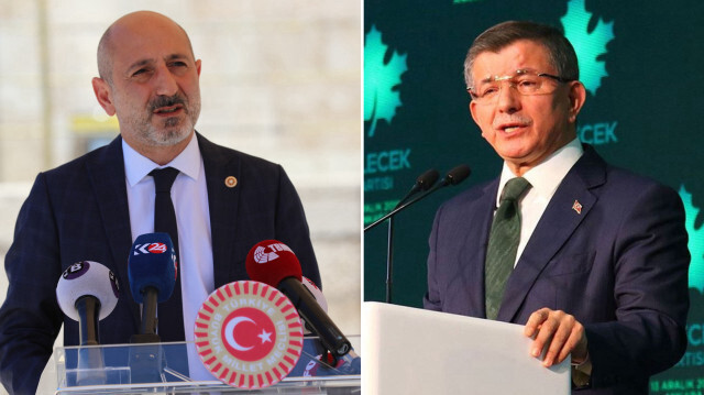 CHP'li Ali Öztunç - Gelecek Partisi Genel Başkanı Ahmet Davutoğlu