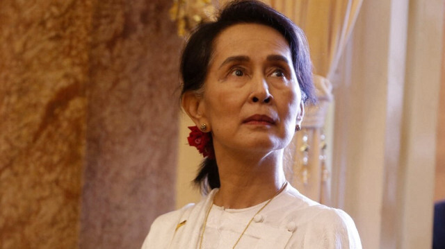 L’ancienne conseillère pour l’État, Aung San Suu Kyi. Crédit photo. KHAM / POOL / AFP