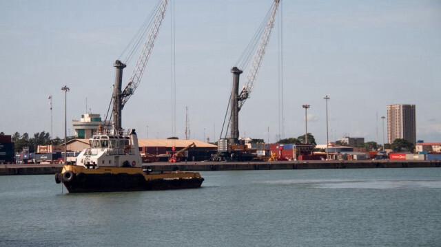 Le port de Cotonou au Bénin. Crédit photo: PROSPER DAGNITCHE / AFP