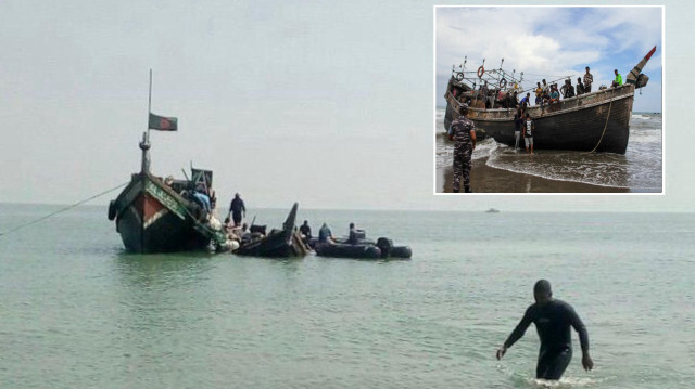 Arakanlı Müslümanları taşıyan tekne battı: 17 ölü 33 kayıp