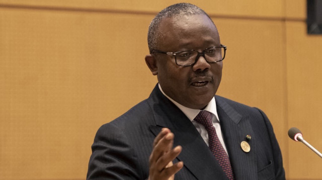 Le président du Guinée-Bissau, Umaro Sissoco Embaló. Crédit photo: Tony KARUMBA / AFP