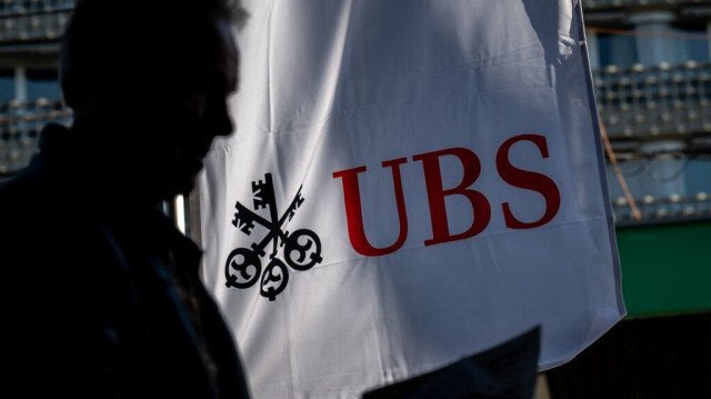 La banque UBS à Bâle en Suisse. Crédit photo: FABRICE COFFRINI / AFP