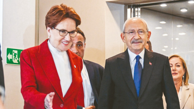 Meral Akşener, Kemal Kılıçdaroğlu.