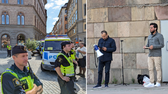 İsveç'te parlamento binası önünde Kur'an-ı Kerim'e yönelik saldırı düzenlendi.