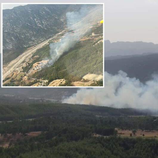 Manavgat'ta çıkan orman yangını kontrol altına alındı