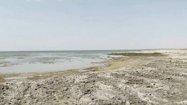 Le lac Habbaniyah en Irak. Crédit photo: AYMEN HENNA / AFPTV / AFP 