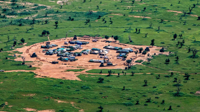 Le camp de la MINUSMA à Ber dans la région de Tombouctou au Mali. Crédit photo: @UN_MINUSMA - MINUSMA/X (Twitter)