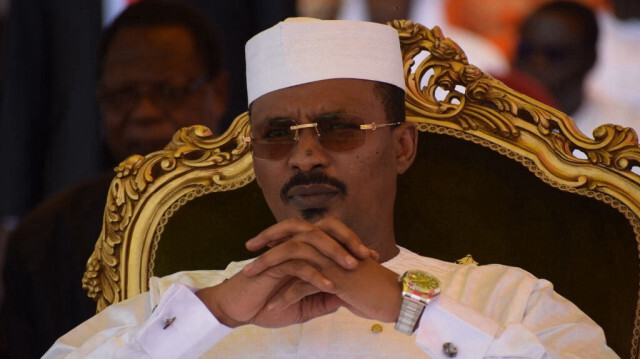 Le président du Conseil de transition du Tchad, Mahamat Idriss Deby Itno. Crédit photo: Denis Sassou Gueipeur / AFP