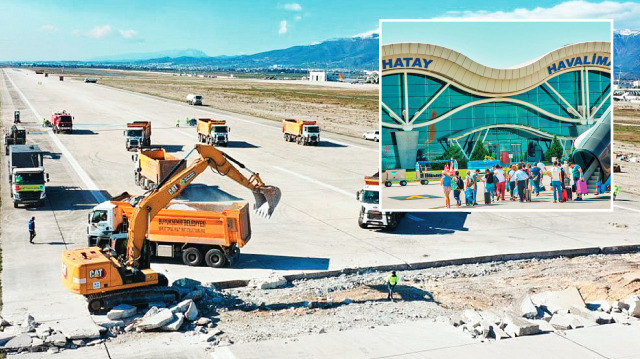 Hatay Havalimanı tam kapasite ile hizmet vermesi için tadilata girecek.