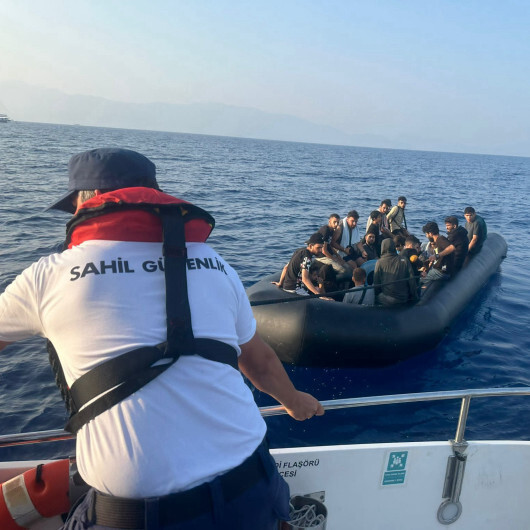 Datça açıklarında 23 düzensiz göçmen kurtarıldı