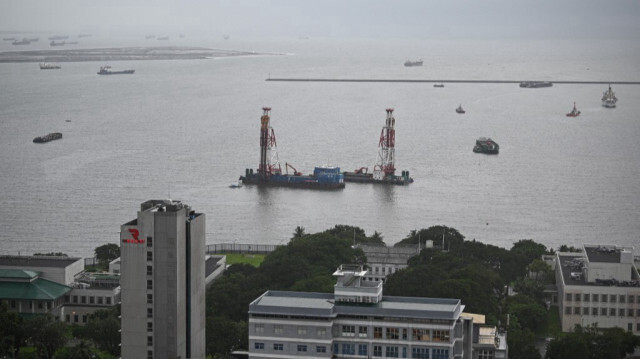 La baie de Manille aux Philippines. Crédit photo: TED ALJIBE / AFP