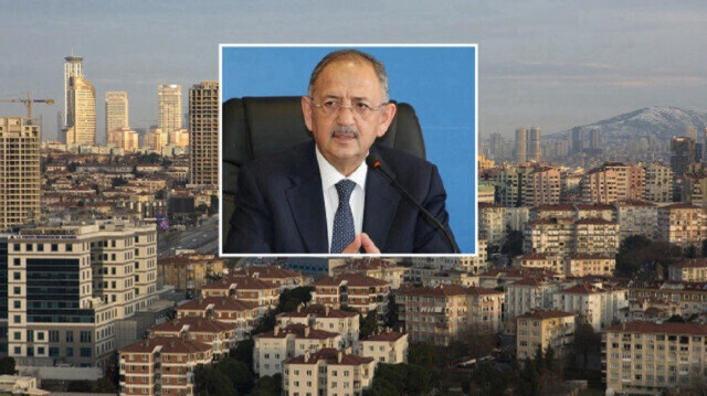  Bakan Özhaseki, İstanbul'da 1,5 milyon bağımsız birimin çok riskli gözüktüğünü söyledi.  