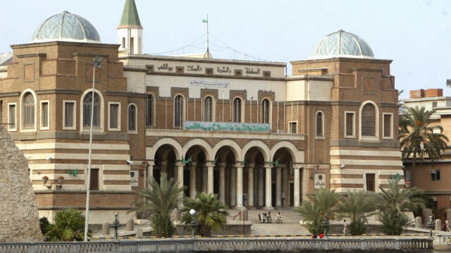 La Banque Centrale Libyenne à Tripoli. Crédit photo: JOHN MACDOUGALL / AFP