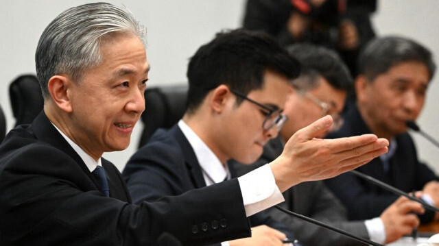 Le porte-parole du ministère chinois des Affaires étrangères, Wang Wenbin. Crédit Photo: GREG BAKER / AFP
