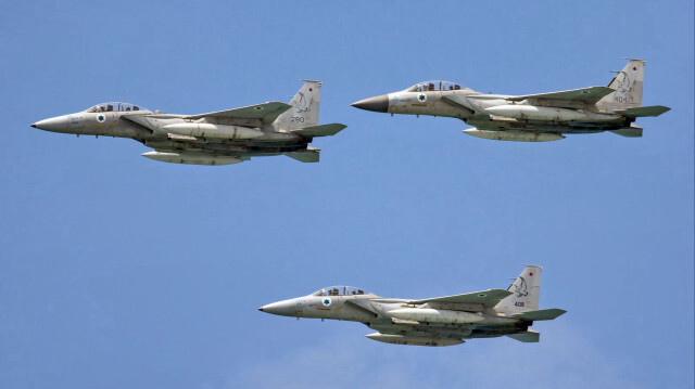 İsrail savaş uçakları (Arşiv)